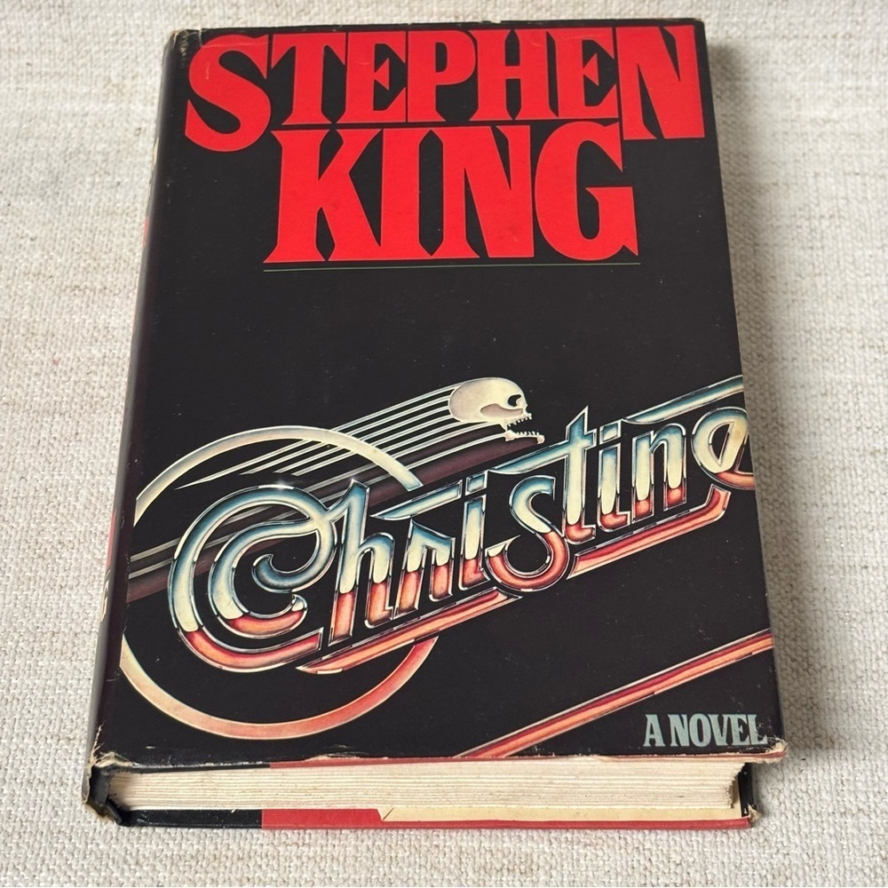 Christine by Stephen King (1983, Hardcover) Book Club Edition Iconic Book Cover - Picture 2 of 4